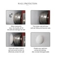 thumbnail image 2 of Billuyoard Almohadilla protectora para cerradura de puerta, autoadhesiva gruesa después de la forma de Golf, almohadillas de silicona silenciosas para Decoración del hogar Blanco Billuyoard HA024587-03, 2 of 6