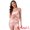 Pink, variant on DARING DIVA Women's Silky Satin Pajama Sets Sleeveless Tank Top and Shorts XS Pink