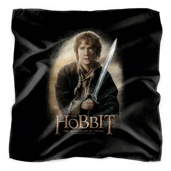 The Hobbit Bilbo and Sting Bandana (21 in x 21 in)