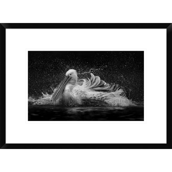 Global Gallery C.S. Tjandra 'Bath' Framed Wall Art