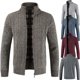 thumbnail image 2 of Suéter grueso de cuello alto para hombre, suéter grueso tipo cárdigan, abrigo para hombre, moda masculina, ropa de abrigo versátil, 2 of 6