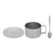 thumbnail image 3 of Taza de café de acero inoxidable, juego de tazas de café aisladas, taza de café para acampar, integración perfecta, 3 of 8