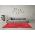 thumbnail image 3 of Ahgly Company Indoor Rectangle Patchwork Red Transitional Area Rugs, 7' x 10', 3 of 4