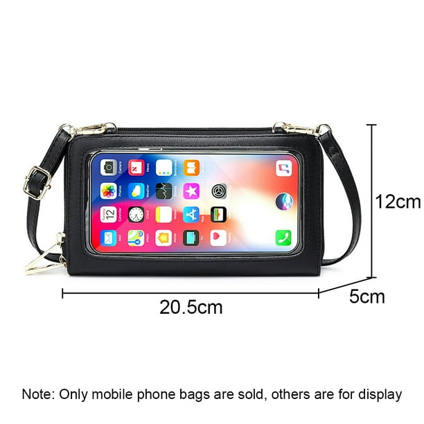 Women Touch Screen Wristlet Handbag Small Crossbody Bag Phone Wallets Purse