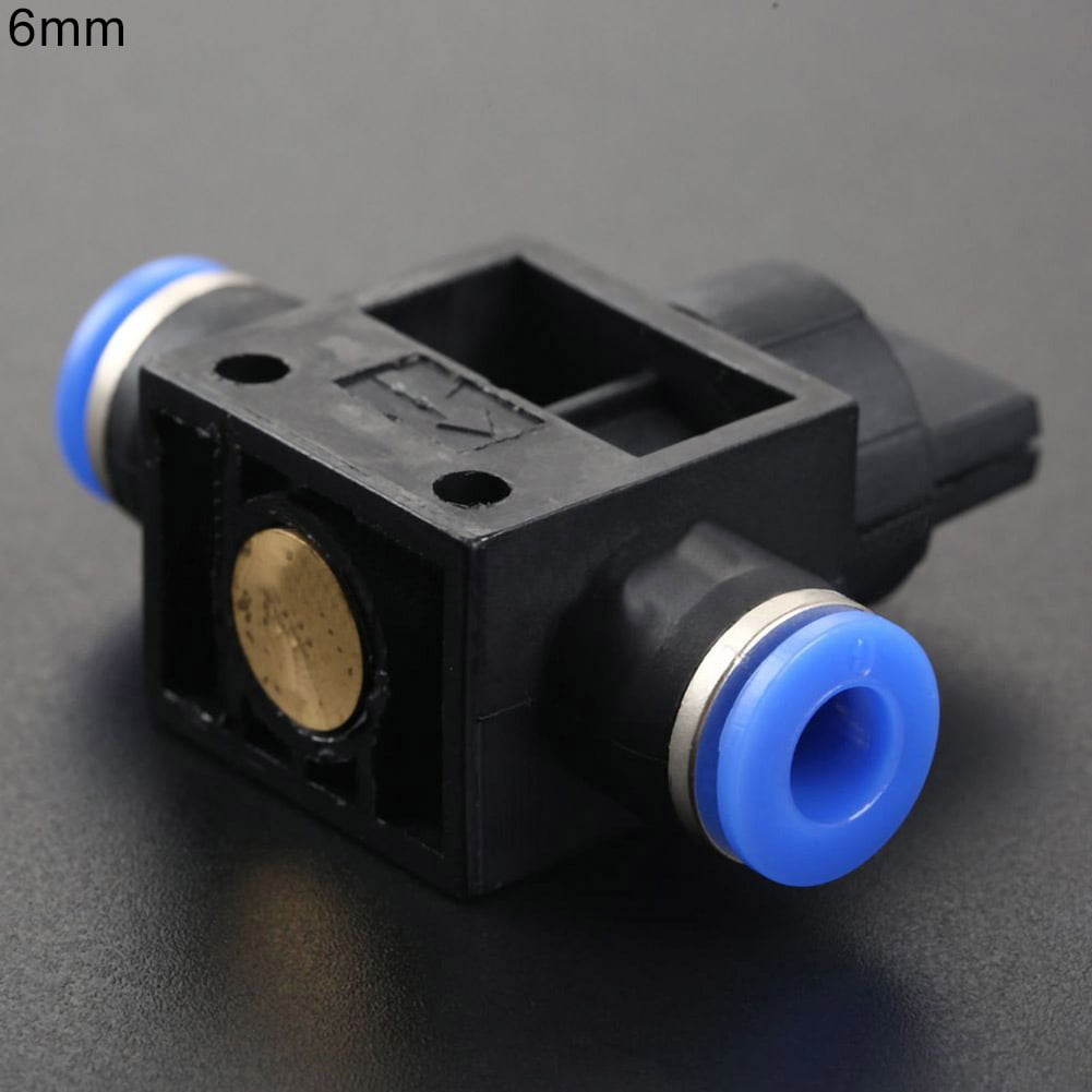 Pneumatic Ball Valve Manual Shut-Off Push In Fitting Pipe Connector Speed Joiner 