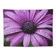thumbnail image 5 of Patifu Flowers Water Droplets Tapestry Wall Hanging Unique Style Graphic Tapestries Home Wall Decor Art for Living Room Bedroom Apartment Farmhouse Dorm 40x30inch, 5 of 6