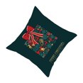 thumbnail image 2 of Ounissouiy Funda de almohada navideña Adornos navideños Funda de almohada Reno Papá Noel Funda de cojín Adorno navideño Decoración del hogar  #9, 2 of 8