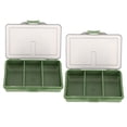thumbnail image 3 of 2Pcs Mini PP Storage Box Case for Fishing Tackle Accessories, Bait Storage Organizer, Thicker Plastic Hooks, 3 of 7