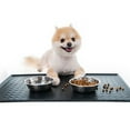 thumbnail image 5 of Tapis en Silicone pour Chien Résistant aux Déversements Carrés, Facile à Nettoyer, 5 of 5