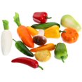 thumbnail image 1 of HLONK 17pcs Artificial Vegetables Fake Vegetables Model Kids Cognitive Toys Photo Props, 1 of 6