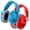 Blue+Red, variant on PROHEAR 032 2.0 Noise Cancelling Headphones for Kids - 25dB Noise Reduction - Adjustable Sensory Ear Protection Muffs for Concert, Fireworks, Monster Truck Shows, School - Princess Pink
