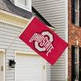 thumbnail image 2 of BSI Products 35255 Ohio State Buckeyes Flag With Grommets, 2 of 5