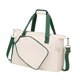 thumbnail image 4 of Bolsa para raqueta de pickleball Bolsa de pickleball Bolso de mano con correa para el hombro Bolsa de transporte con Blanco verde, 4 of 9