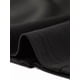 thumbnail image 5 of Vestido Plus Size Agnes Orinda para Mujeres, Cuello Redondo, Manga Corta, Con Cinturón, Nudo, Midi, Talla 3X, Negro, 5 of 6