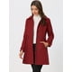 thumbnail image 2 of Abrigo Largo de Invierno Allegra K Rojo XS para Mujer, 2 of 6