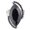 Black/Silver-Tone, variant on Women's Evening Gala Bridal Prom Wedding Fashion Stretch Ring - Elongated Oval, Clear/Gold-Tone