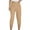 Khaki#2, variant on Fesfesfes Women's Cargo Pants Casual Solid Color Elastic High-Waist Drawstring Short Trousers with Pockets Summer Comfy Outdoor Shorts(Black,M)