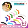 thumbnail image 2 of 1/3/5SETS Usage Anti Slip Glasses Rubber Ring Comfortable To Wear Home Miscellaneous High Quality Silicone Style I 1set, 2 of 6