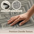 thumbnail image 6 of ODIKA 4'x6' Washable Area Rug Pet Friendly, Non-Shedding Entry Neutral Grey Palette Balanced Detailing Entryway Front for Bedroom, Reading Nook, 6 of 7