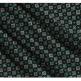 thumbnail image 3 of Soimoi Black Cotton Voile Fabric Geometric Ikat Printed Fabric 1 Yard 42 Inch Wide, 3 of 7
