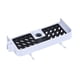thumbnail image 3 of Estante de ducha ajustable, organizador para el baño del hogar. Blanco, 3 of 9