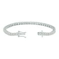 thumbnail image 4 of SZUL Women's 10 Carat TW Lab Grown Diamond Tennis Bracelet in 14K White Gold (G-H Color, VS1-VS2 Clarity), 4 of 6