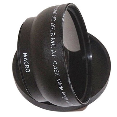 Hi Definition Wide Angle With Macro Lens For Canon Rebel T3 T3i XTi (58mm Compatible)