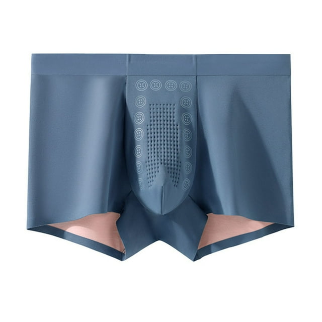 ylioge L-5X Mens Big & Tall Underwear Boxer Briefs Plus Size Lightweight Solid Color Breathable Stretchy Mid Waisted Boxers
