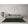 thumbnail image 3 of Ahgly Company Indoor Round Oriental Turquoise Blue Modern Area Rugs, 7' Round, 3 of 4