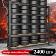 thumbnail image 3 of 60''H Heavy Duty 5-Tier Metal Storage Shelves, Adjustable Shelf Rack, Home Standing Shelf Units for Garage/Kitchen, 3 of 9