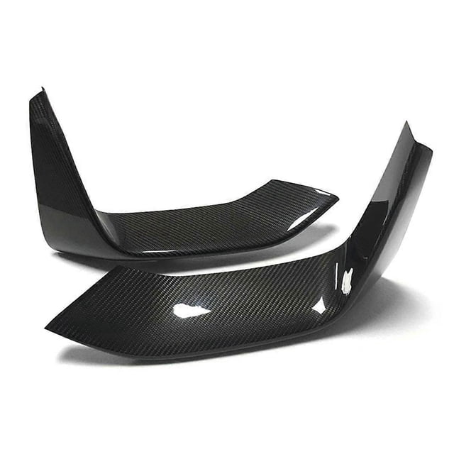2Pcs Car Front Bumper Spoiler Carbon Fiber for M3 F80