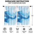 thumbnail image 2 of Blackout Kids Curtains,Blue Marble Pattern Childrens Insulated Curtains Set Of 2,Bedroom Essentials,Toddler Room Decor 42"x63", 2 of 5