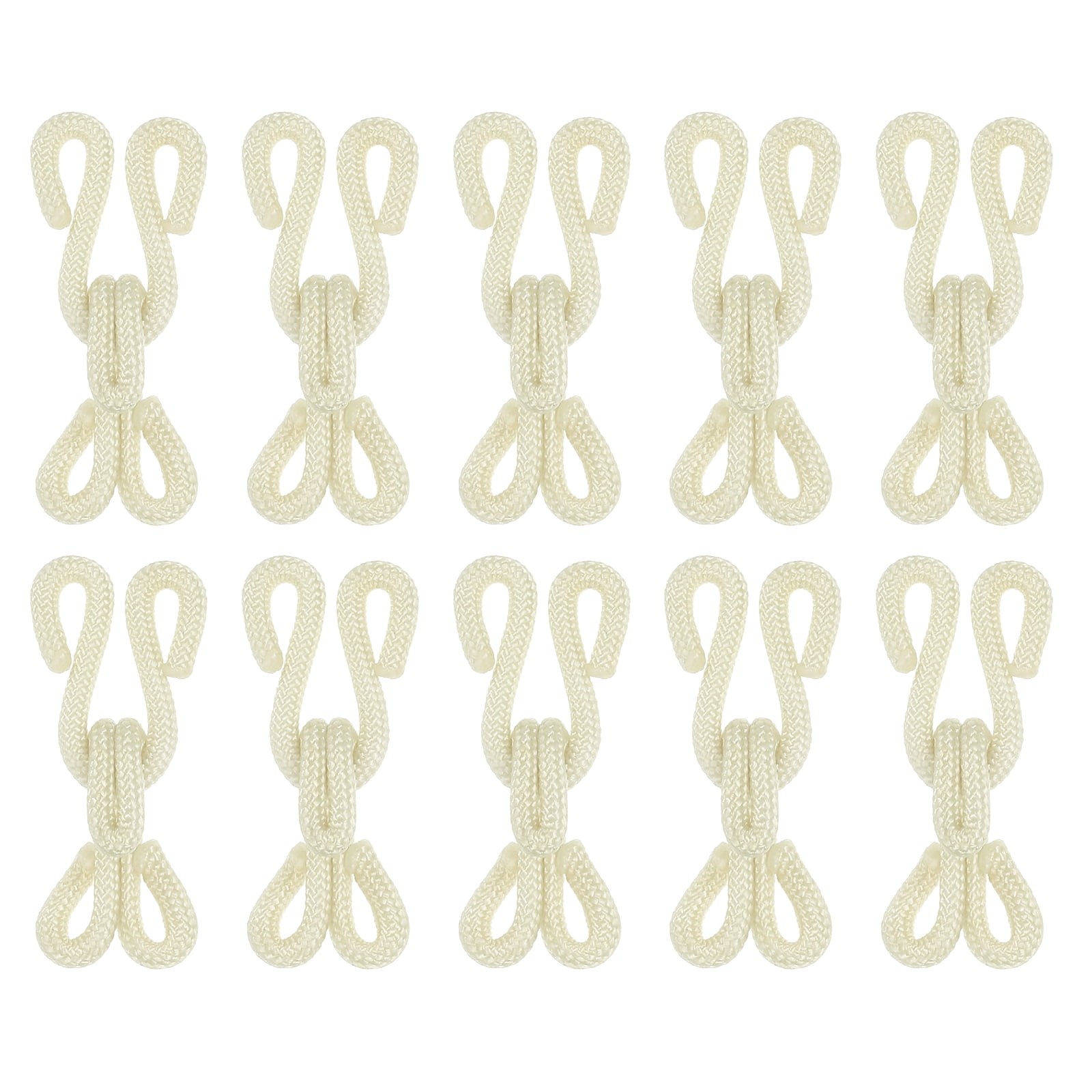 Sewing Hooks and Eye, 30pack Polyester Covered Hooks and Eyes Closure