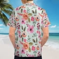 thumbnail image 6 of High Quality Hawaiian Shirts for Men Short Sleeve Aloha Beach Shirt Floral Summer Casual Button Down Shirts Blouses 7STAXI, 6 of 7