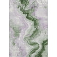 thumbnail image 2 of Addison Rugs Mayfield Premium Machine Washable Transitional Swirls Olive Rectangle Rug, 3' x 5', 2 of 7