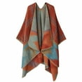 thumbnail image 2 of Wowcloth Woman's Knit Shawl, Stylish Solid Color with Slit Design, Warm Casual Outerwear for Daily Use and Layering, 2 of 6