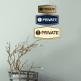 thumbnail image 3 of Fancy Private (Key) Sign (Blue) - Small, 3 of 4