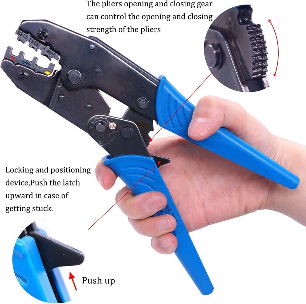 HS-30J 0.5-6mm Assorted Insulated Wire Crimping Plier Terminal Crimp Pliers Tool