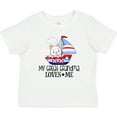 thumbnail image 3 of Inktastic My Great Grandma Loves Me Grandson Boys Baby T-Shirt, 3 of 5