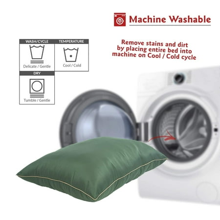 Majestic Pet Super Value Machine Washable Pet Dog Bed, Medium, Green