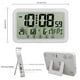 thumbnail image 3 of Reloj de Pared digital Likrtyny con temperatura humedad y fecha blanco, 3 of 9
