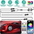 thumbnail image 2 of Waterproof RGB Underglow LED Strip Remote App Control Car Underbody Light Music Control Exterior Underbody Lights DC 12V, 2 of 6