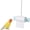 Blue, variant on Bird Shredding Toys, Parrot Rolling Paper Play Toy with Hanging Chain, Interactive Chewing Accessory for Parakeet Cockatiel Medium Parrot Cage Use(xxw)