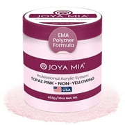 Acrylic Powder for Nails, Super Adhesion Acrylic Nail Powder, Professional Colored Acrylic Nail Powder for Flawless & Beautiful Acrylic Nail Enhancements, Topaz Pink, 16 oz - Joya Mia