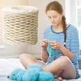thumbnail image 3 of Lightweight Raffia Fiber Ribbon Easy to Carry and Store Perfect for Craft Projects 150m/492ft Length 2mm Width, 3 of 10