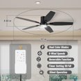 thumbnail image 2 of Ventilador de techo FANSHAIN 132 cm con luz y control remoto, 2 of 7