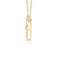 thumbnail image 2 of ANGARA Natural Diamond Devil Heart Pendant in 14K Yellow Gold for Women (Size-1mm | Color-G | Clarity-VS2) | April Birthstone, Birthday, Anniversary, Jewelry Gift for Women | Natural Diamond Necklace, 2 of 7