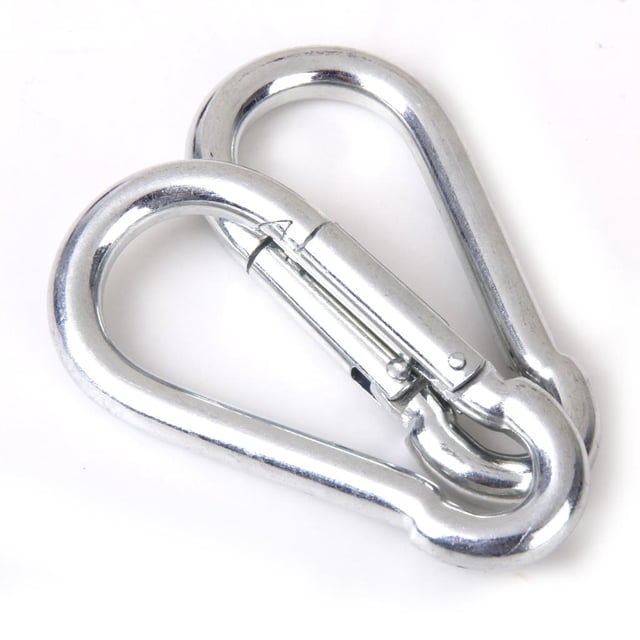 Accesorios Para Juegos De Columpios: Clip De Resorte De Enlace Rápido, Gancho De Seguridad De Acero Inoxidable De 1 Par, Herrajes Para Columpios Macarena Juego de columpios Gancho de seguridad