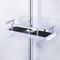 thumbnail image 2 of Shower Caddy Shampoo Pole Shelf Storage Organiser Tray Holder Bathroom Accessory, 2 of 9