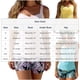 thumbnail image 3 of Traje de baño tankini para mujer, de rayas, grande, color liso, con almohadilla para el pecho, sin cuello de acero, abrigo, pantalón, traje de baño dividido, traje de baño de dos piezas para mujer, tr, 3 of 5